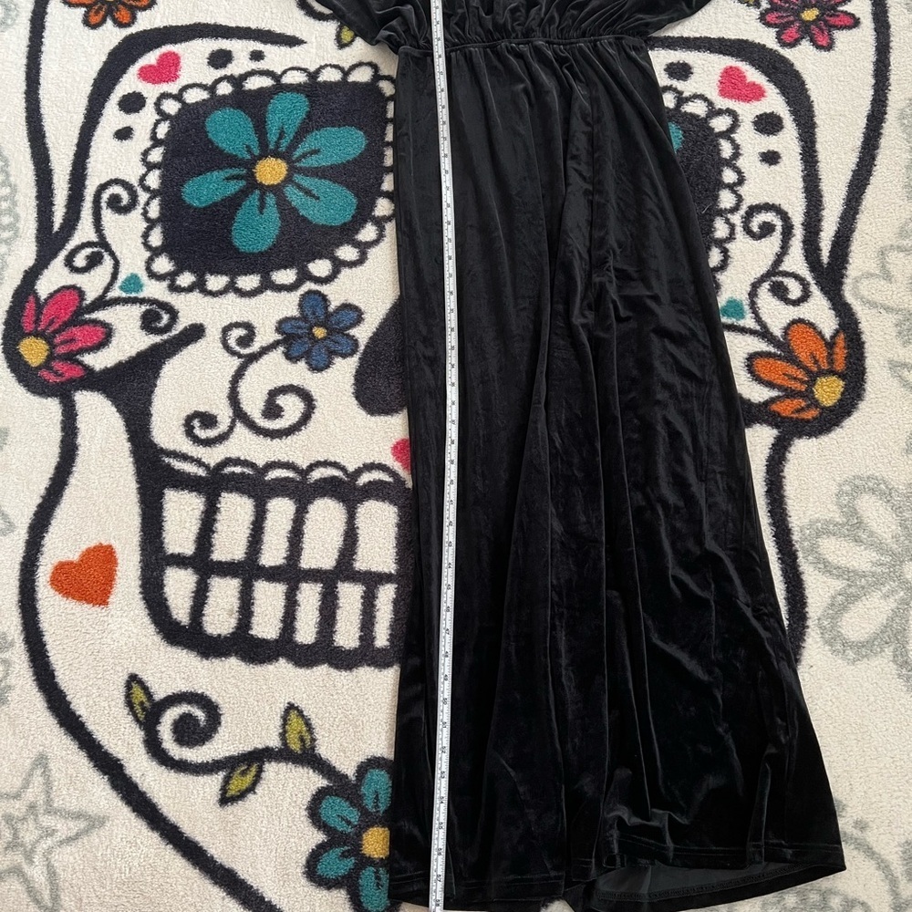 See and Be Seen Blacket Velvet Dress Size Elegant Party Medium - Picture 7 of 8